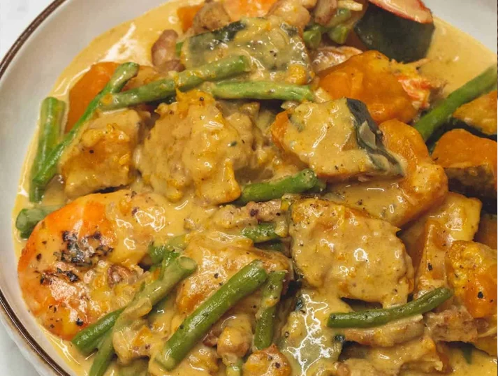 Ginataang Sitaw at Kalabasa